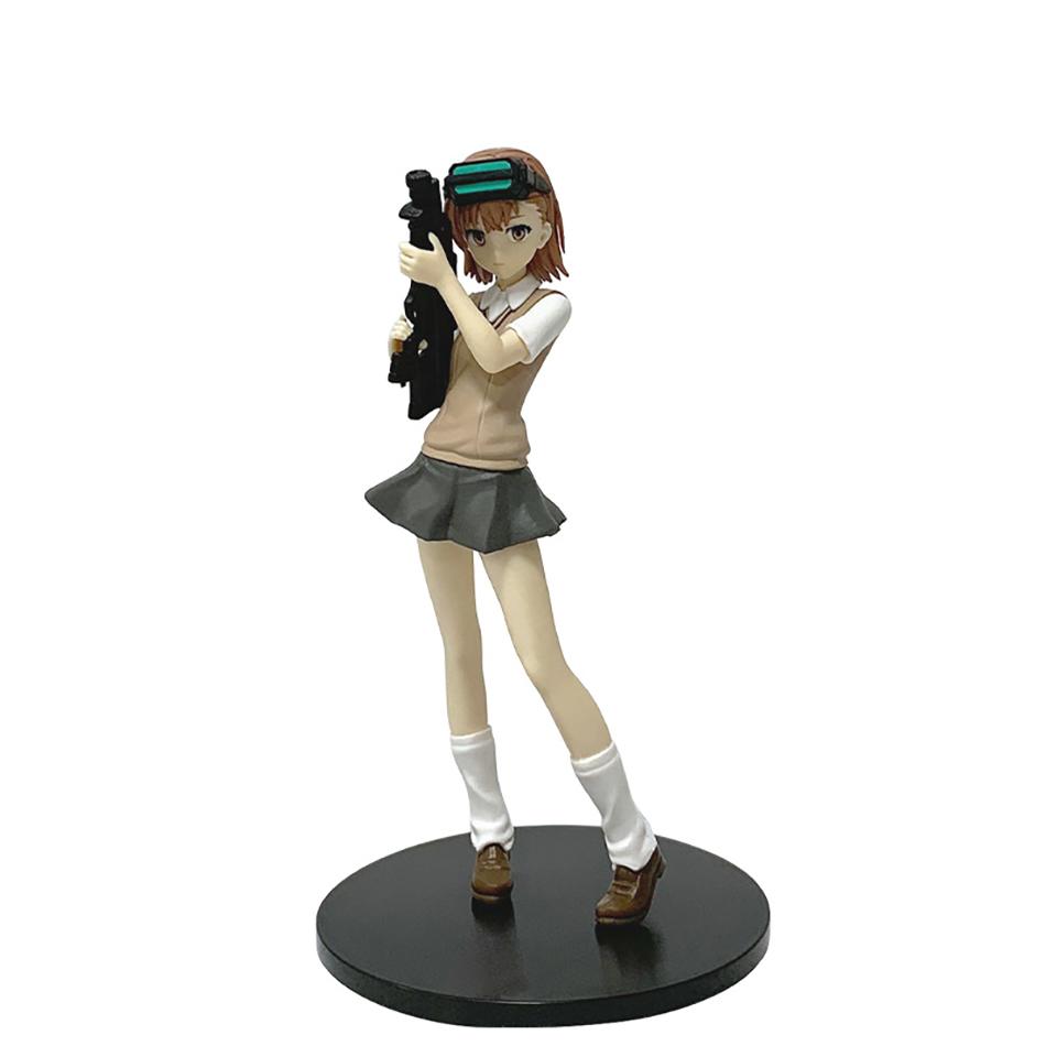 

17cm Anime A Certain Magical Index Misaka Mikoto Railgun Girls Anime Figure PVC Action Figures Collection Model Figure Children Gifts