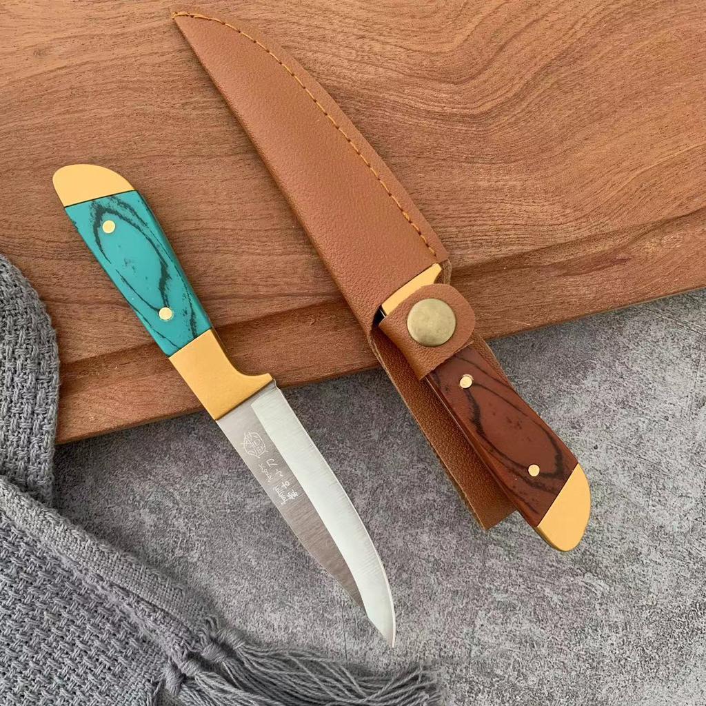 2025 New Design Handmade Forged Stainless Steel Meat Knife Steak Knife, Household Fruit Meat Cutting Knife, Hand Meat Picking Knife