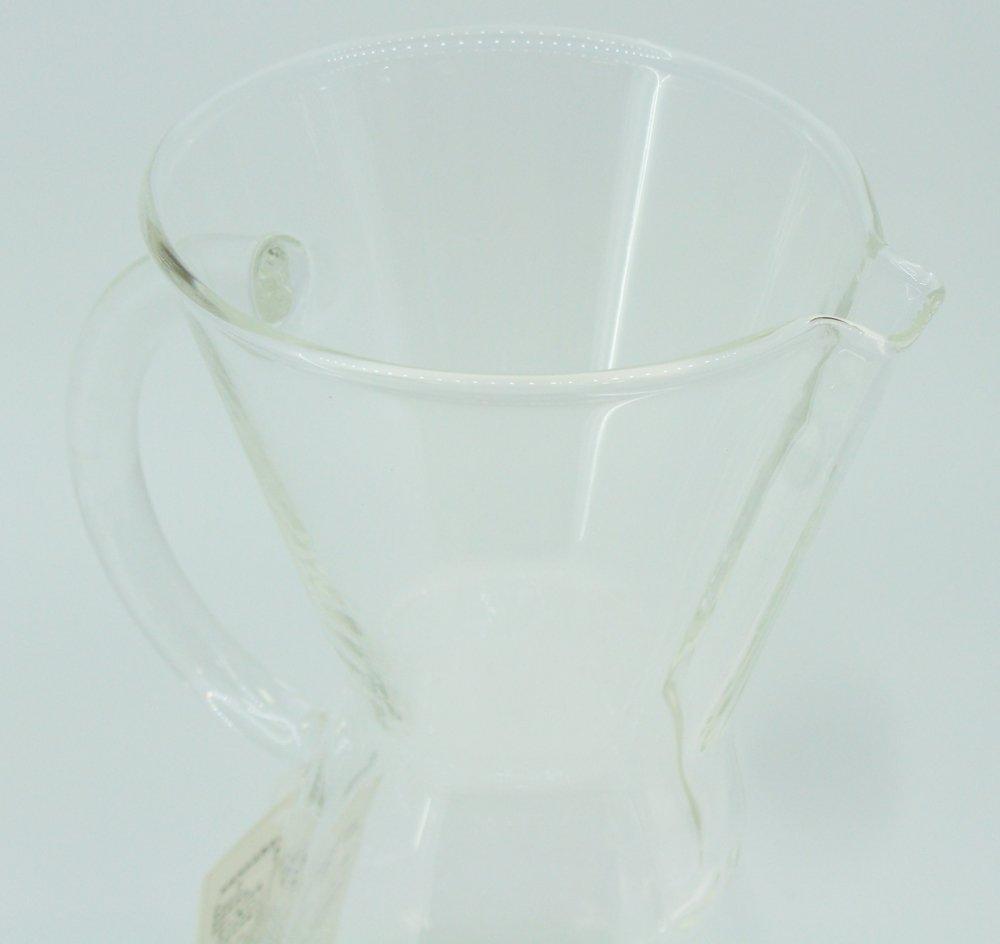 CHEMEX Coffee Maker Drip Type Glass Handle for 3 Cups CM-1GH [Regular Imported Product]