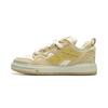 New LiNing Wave SWAG Slip Resistant Cushioning Abrasion Resistant Low Top Skateboard Shoes Women's Yellow Beige AECU110-4