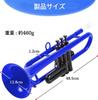 PAMPET Plastic Bb Trumpet Lightweight High Durability Carry Bag Includes One Each of 3C and 7C Mouthpieces (Blue)