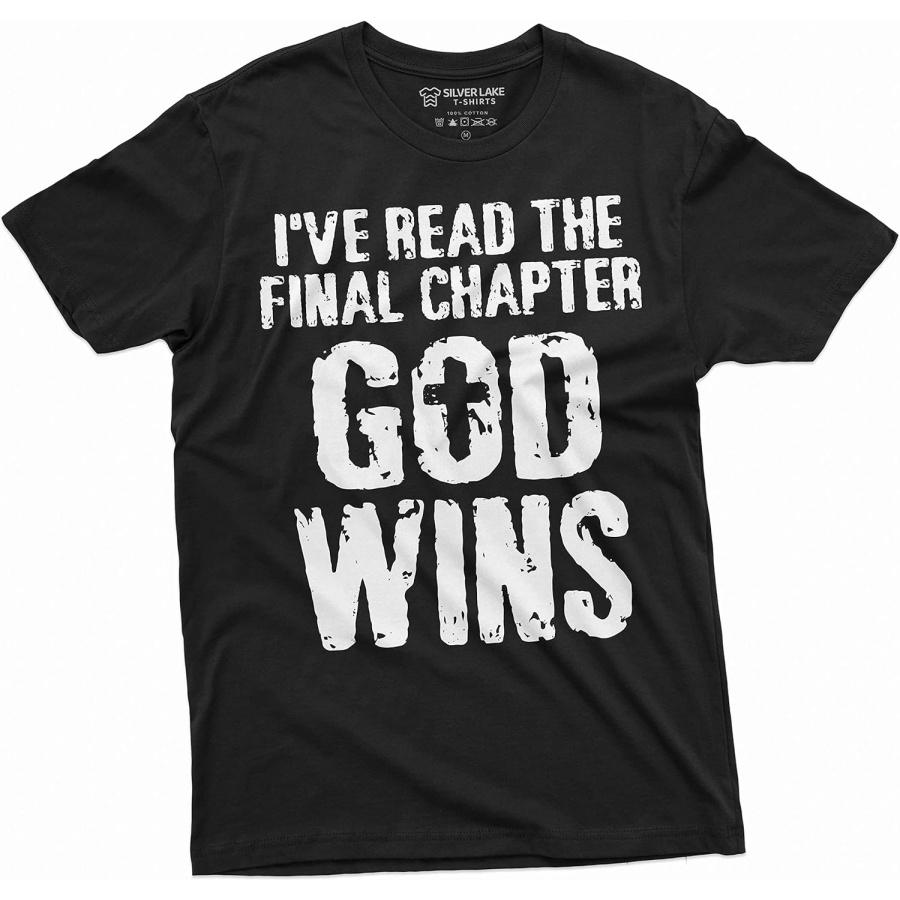 Men s Jesus Christ T-Shirt Bible Verse Church Religion Christian Tee God Wins Shirt XXXXXL разноцветный
