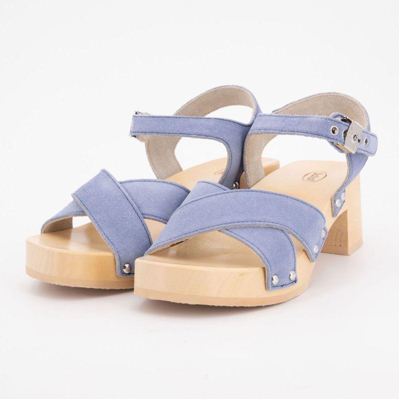 Sandales à talons bleues pescura glacial Femme SCHOLL