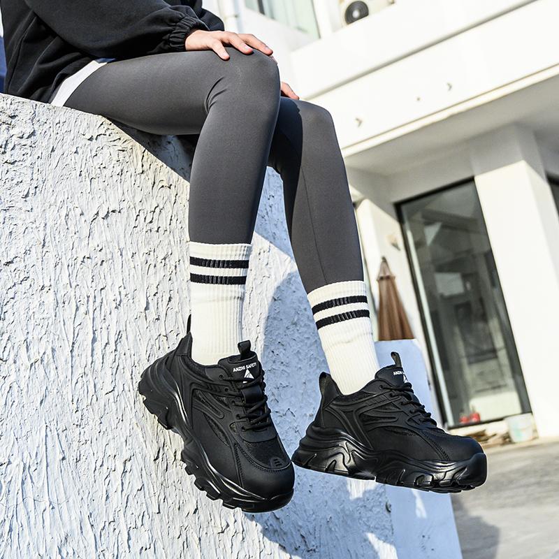 Steel Toe Security Protective Shoes Slip Resistant Anti-Smash Boots Indestructible Safety Shoes Work Hiker Boots For Women