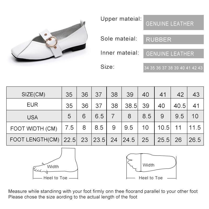Fashion AIYUQI Ladies Spring Shoes 2025 New Genuine Leather Mother Flat Shoes Casual Large Size 41 42 43 Square Comfortable Women Shoes