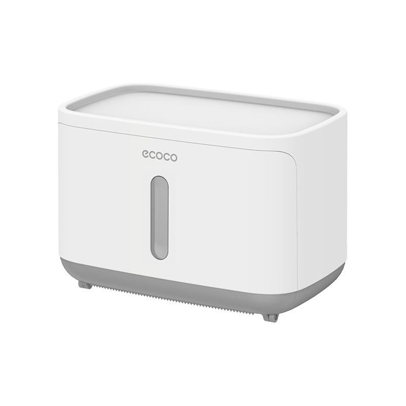 Bathroom Tissue Box Toilet Storage Toilet Paper Holder Tissue Dispenser Toilet Paper Box Wall-Mounted Waterproof Roll Paper Holder