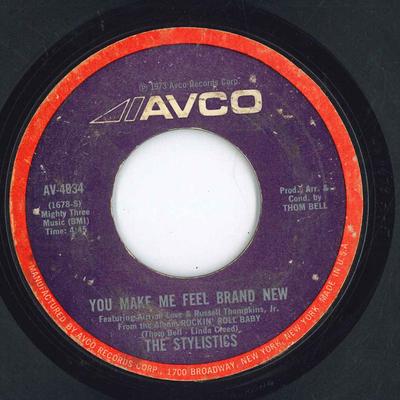 7inch Record STYLISTICS - You Make Me Feel Brand New AV4634 Avco 1973 US Soul/Funk Used
