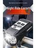 High Power Rechargeable Bicycle Front Light - Quick Release for Night Riding.