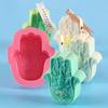 DIY Silicone Candle Mold, Hand Shaped Silicone Mould for Soap Resin, Candle Making Supplies Tool