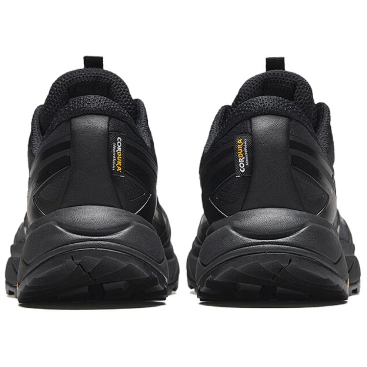New Anta Walker Cushioned Slip-Resistant Abrasion-Resistant Low-Top Trekking Shoes Men's Basic Black 112446645A-2