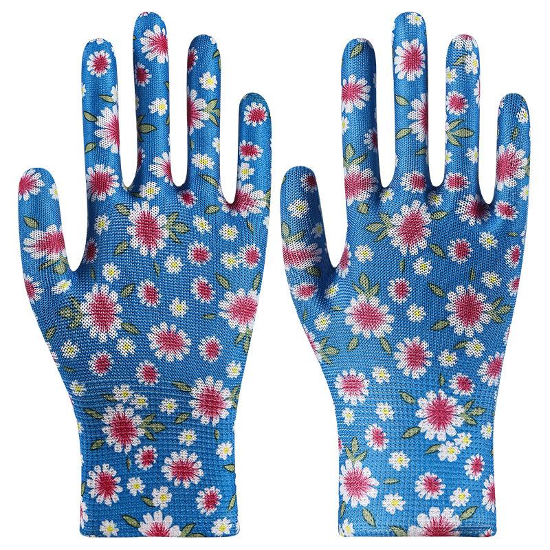 10 Pairs Gardening Labor Gloves for Women Nylon Outdoor Work Gloves Ideal for Planting Tasks