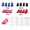 4pcs/set Comfortable Pet Rain Boots Anti-slip Protective Pet Dog Shoes Breathable Easy To Clean Dog Care Footmuffs