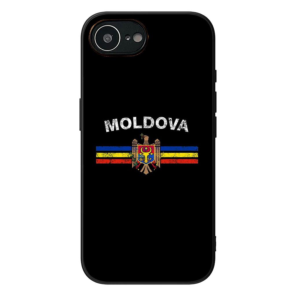 for Samsung Galaxy A25 A37 A57 A12 A14 A31 A41 A50 A51 A70 A71 A72 A21S A04 M15 Note 20 9 8 10 Case Republic of Moldova Flag