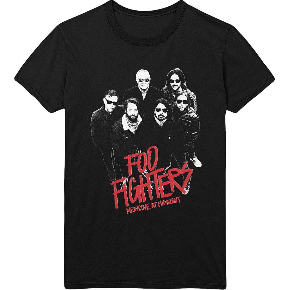 Medicine At Midnight Taped Foo Fighters Band TShirt Cotton Graphic Tee Unisex Unisex Summer Streetwear