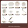 Maud Lanca Jingdezhen Light Luxury 61-Piece Chinese Ceramic Dinnerware Set