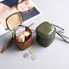 Retro Style PU Leather Key Pouch and Coin Purse