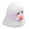 Resin Ghost Ornament Glow-in-the-dark Halloween Figurine, Mini Statue for Micro Luminous Figurine Landscape, Home Office Desk