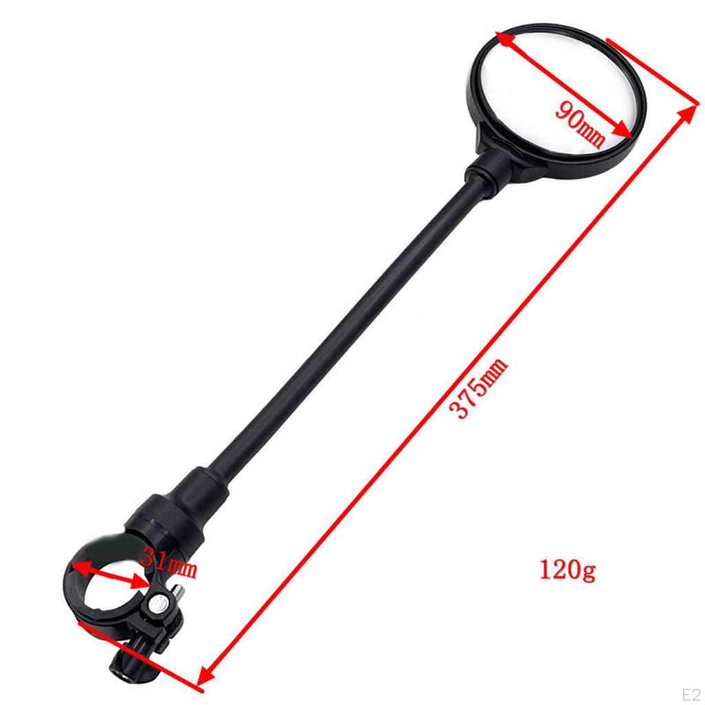 Bike Rear View Mirror Side Mirrors, Adjustable Vehicle Bicycle Back for Cycling