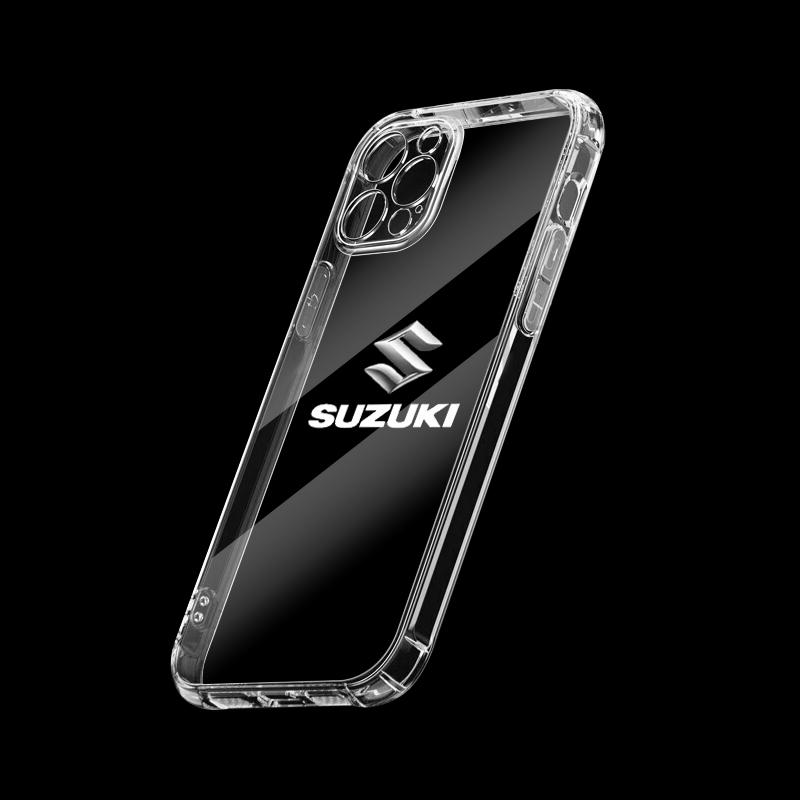 Car Logo Transparent Phone Case For Suzuki Celerio