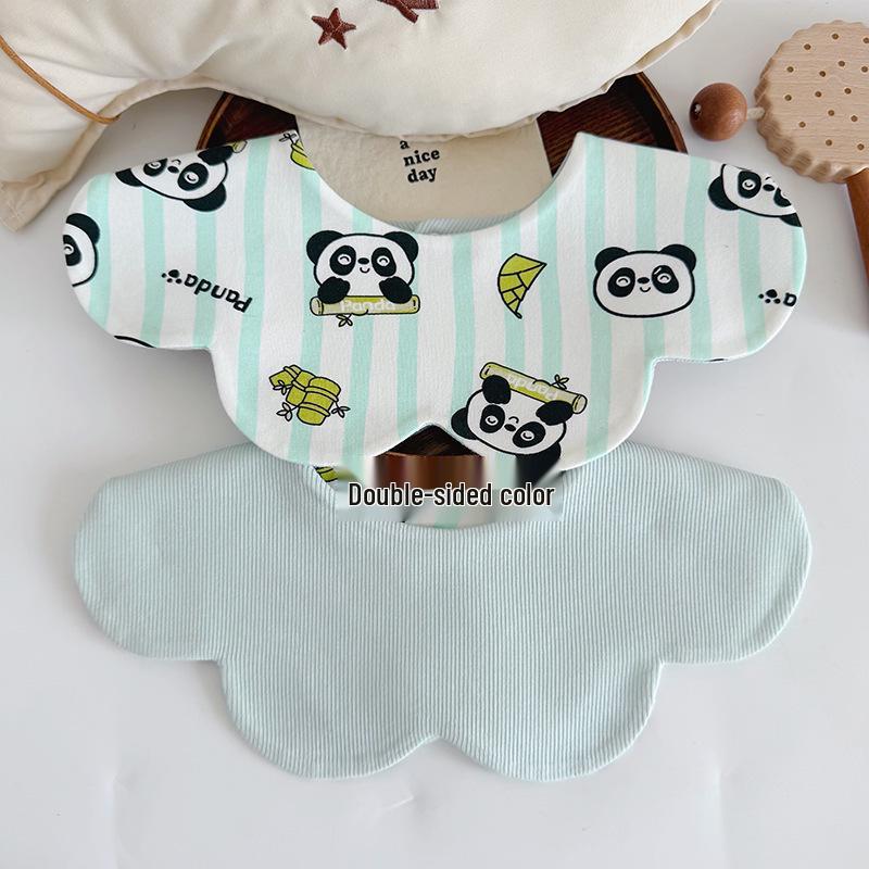 Storyme Double-Sided Korean Baby Drool Bib With Side Label, Suitable for 0-2 Years