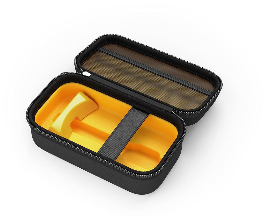 Glorious Hard Shell Mouse Case with Accessory Pocket and Adjustable Wedge for Gaming, Wired, and Wireless Mice