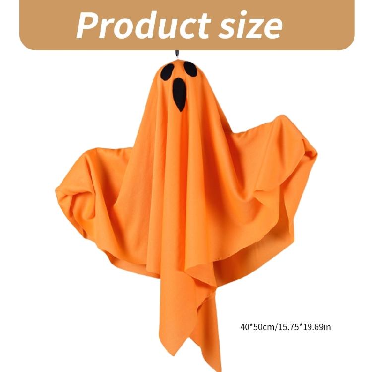 2Pcs Haunting LED Specter Hangings Ornament for Halloween Glowing Specter for Chilling Outdoor Lawns and Garden Display