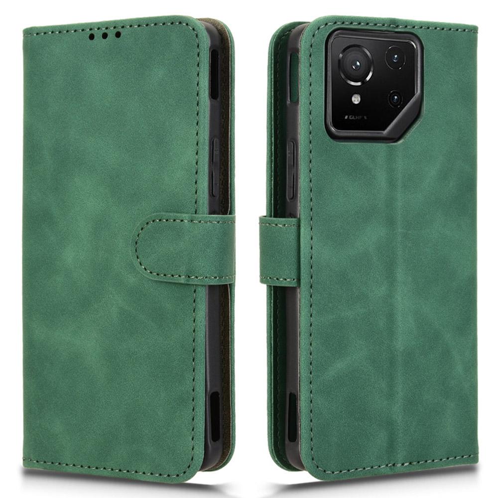 Pro Asus ROG Phone 9 5G Kožené pouzdro Skin Feel Odolné proti pádu Peněženka Flip Kryt na telefon