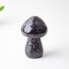Resin Crystal Mushroom Figurine With Natural Gemstones For Home Decor Gift Ideas