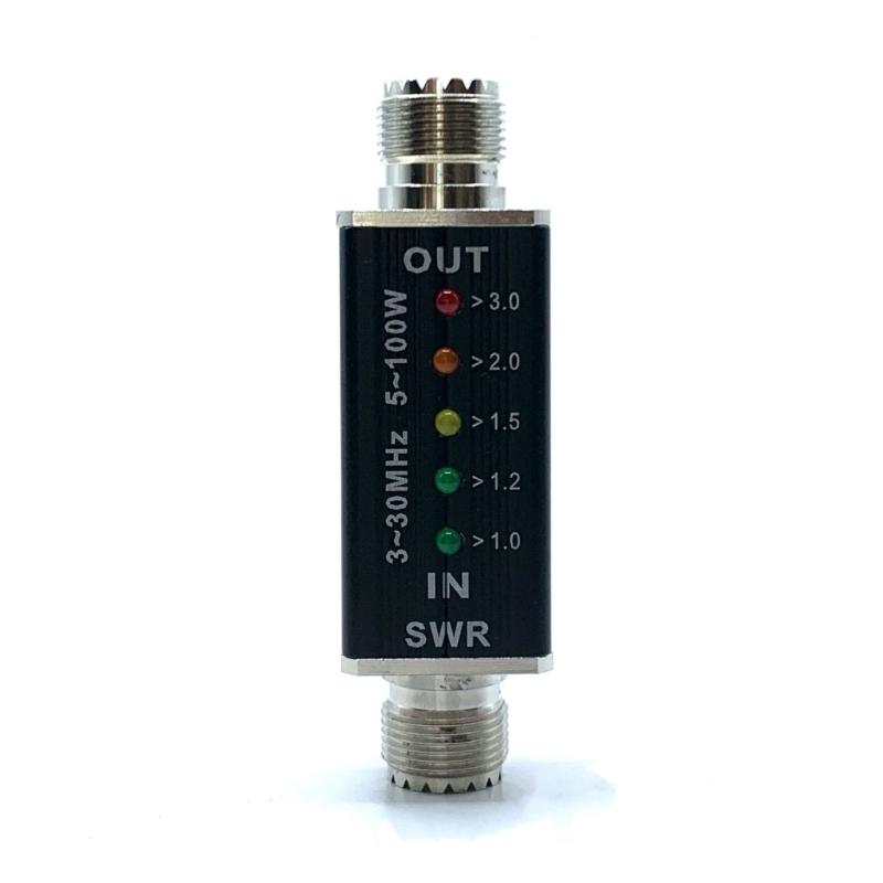 Professional SWR Meter for Short Bands Radio Frequency 3-30MHz Frequency Standing Waves Meter