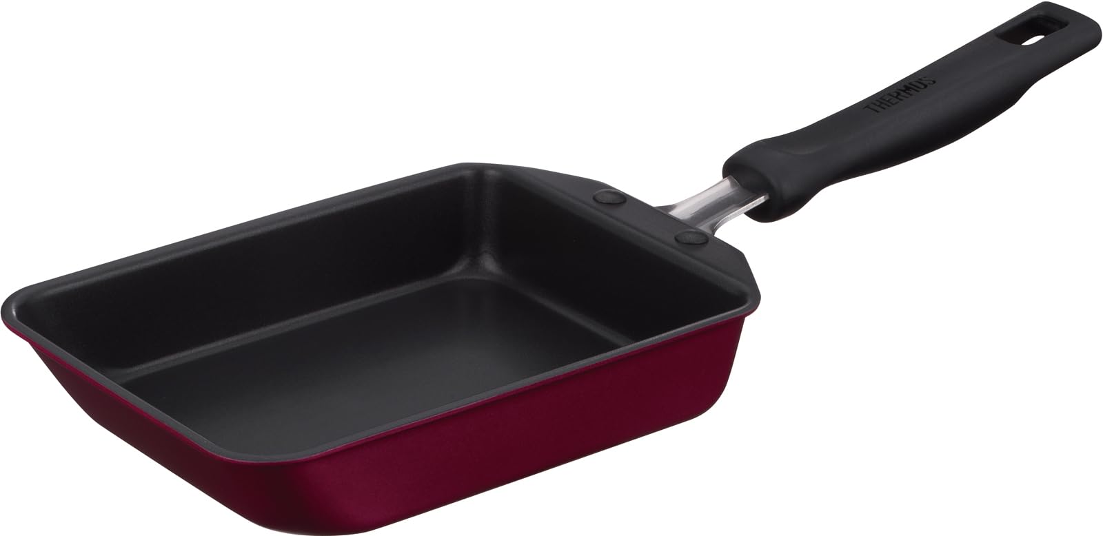 

Thermos Durable Series Egg Roll Frying Pan 13cm Red, Gas and IH Compatible, Non-stick, Durable Coating, PFOA/PFOS Free, KFM-013E R