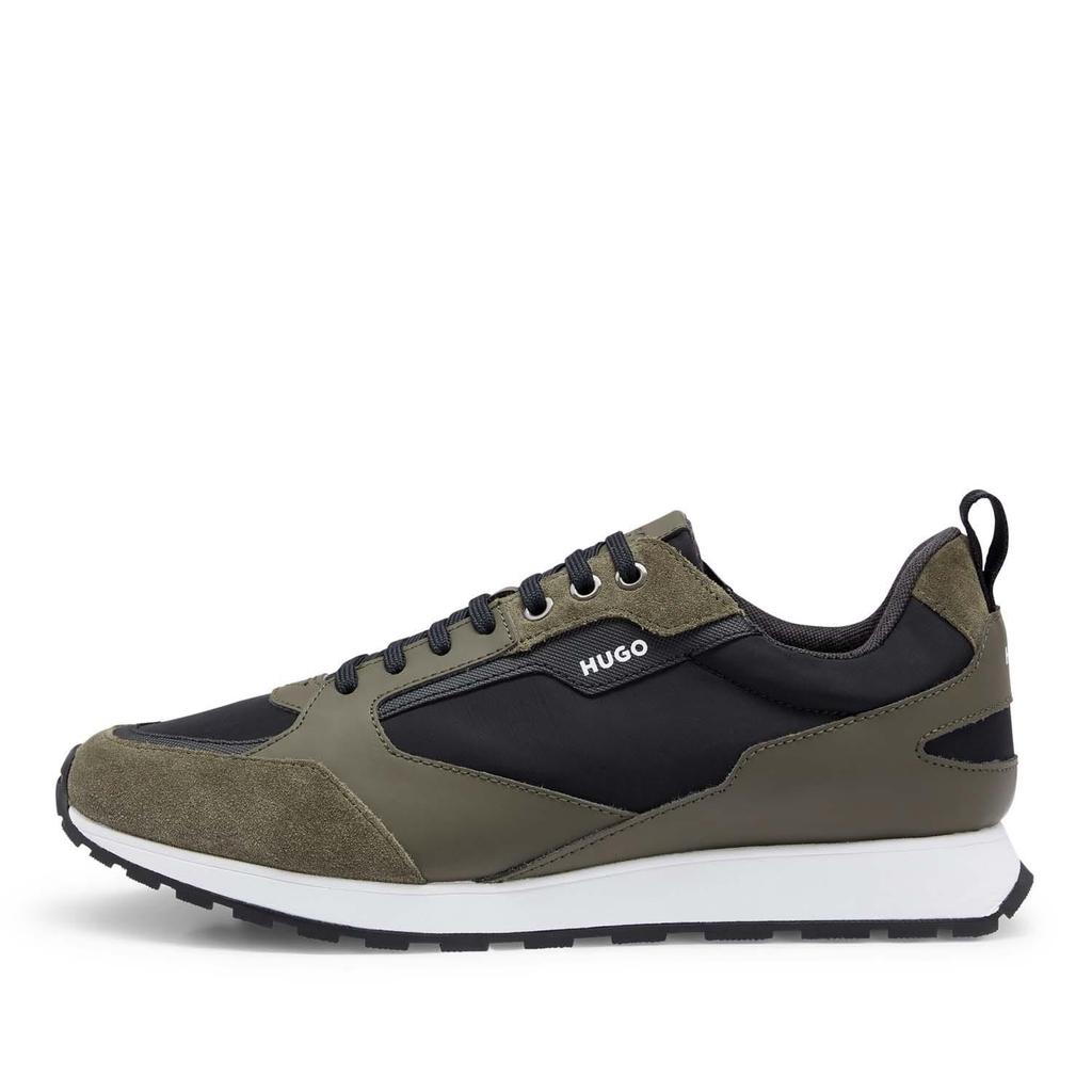 Hugo Mens Icelin Suede Panel Running Trainers