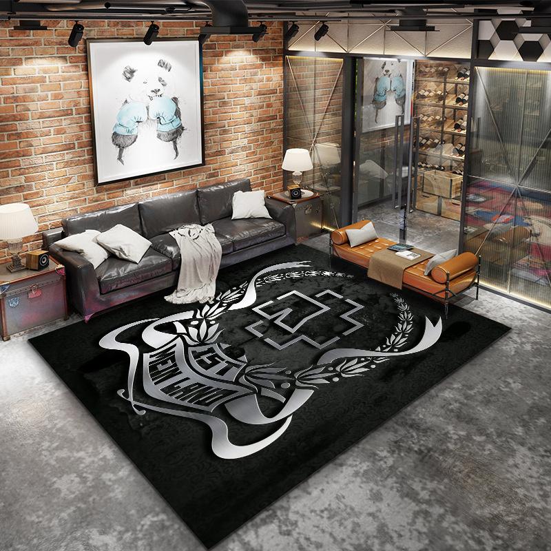 Rammstein Carpet Rug for Living Room Bedroom Home Sofa Decoration,Kids play Nonslip Floor Mat