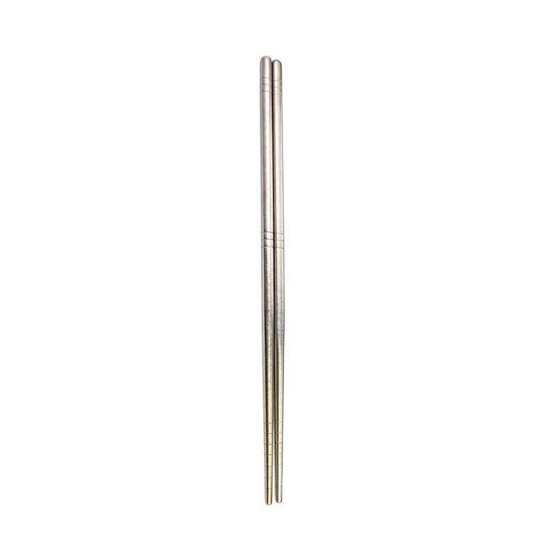 1 Pc 23cm Pure Titanium Chopsticks 5 Colours Available Heat Insulation Luxury Family Tableware For Home Resturant Gathering