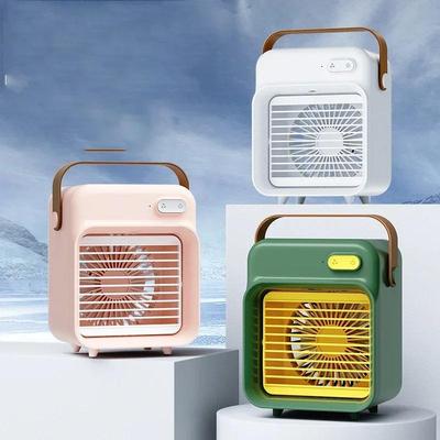 Ventilador de Escritorio Portátil de Escritorio 1PC Enfriador de Pulverización Carga USB Escritorio Pequeño Aire Acondicionado Mini Aire Acondicionado Fácil