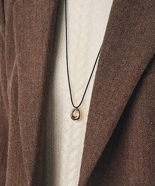 Dana Burton Minimal Silk Yarn Long Necklace