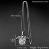 Turtle Guam Hibiscus Flower Chain For Women Men Stainless Steel Guadeloupe Frangipani Ocean Boho Hawaiian Necklace Jewelry Gifts
