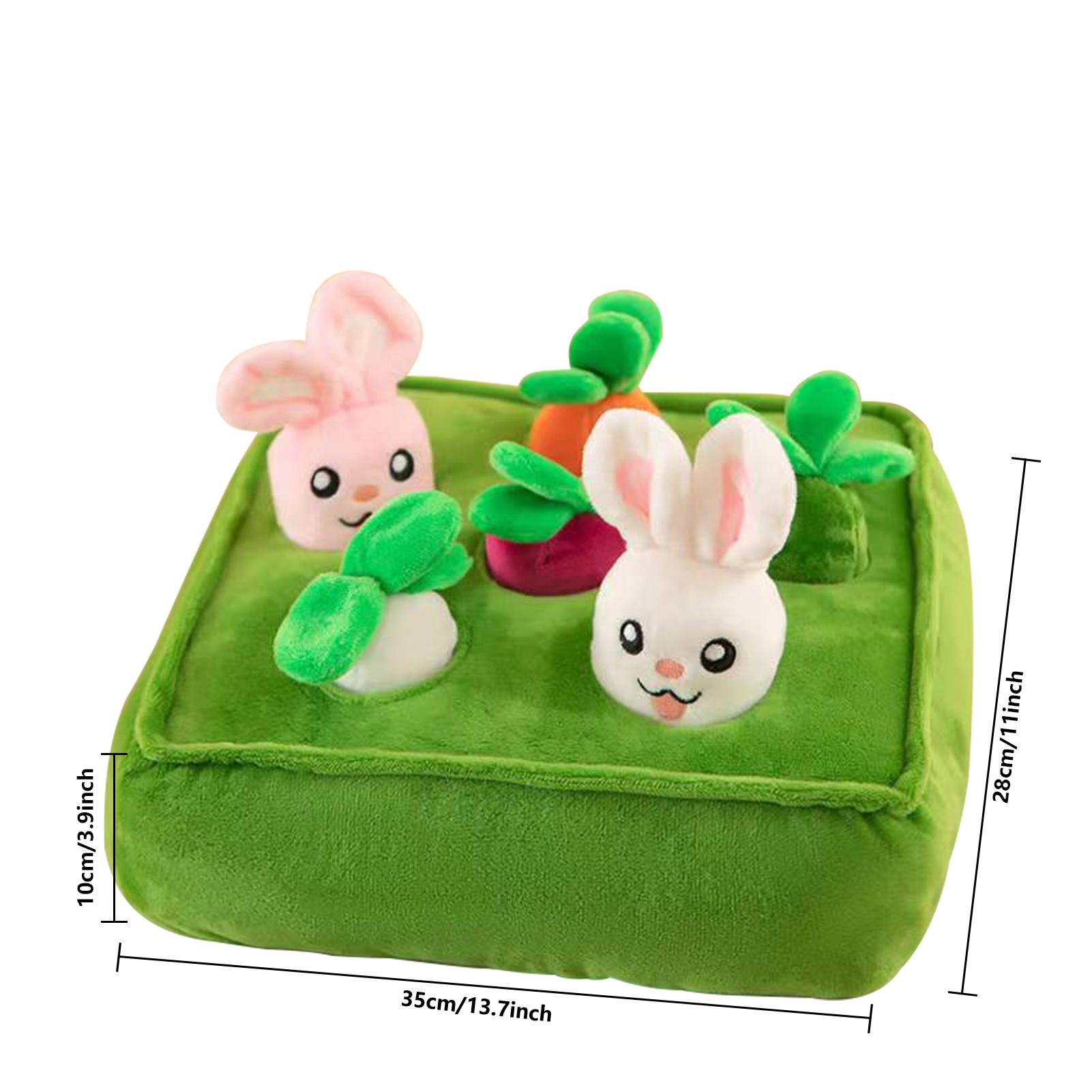 

Interactive Dog Toys Vegetable Carrot Plush Toy For Dogs Cats Snuffle Mat Durable Chew Teething And Training Toy Pet Supplies