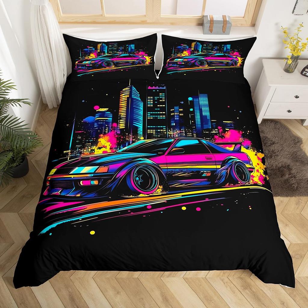 Buildings Duvet Covers For Kids Teens Adults Quilt Cover Sets Lightweight Down Room Decor 2 Pillowcases 1 Duvet Cover No Quilt