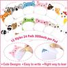 Paper Memo Pads 12Pcs/Set Cartoon Animal Self-Stick Note, 30 Sheets/Pad Self-adhesive Note Pad, Cat Pattern Notes Super Sticking Power Post