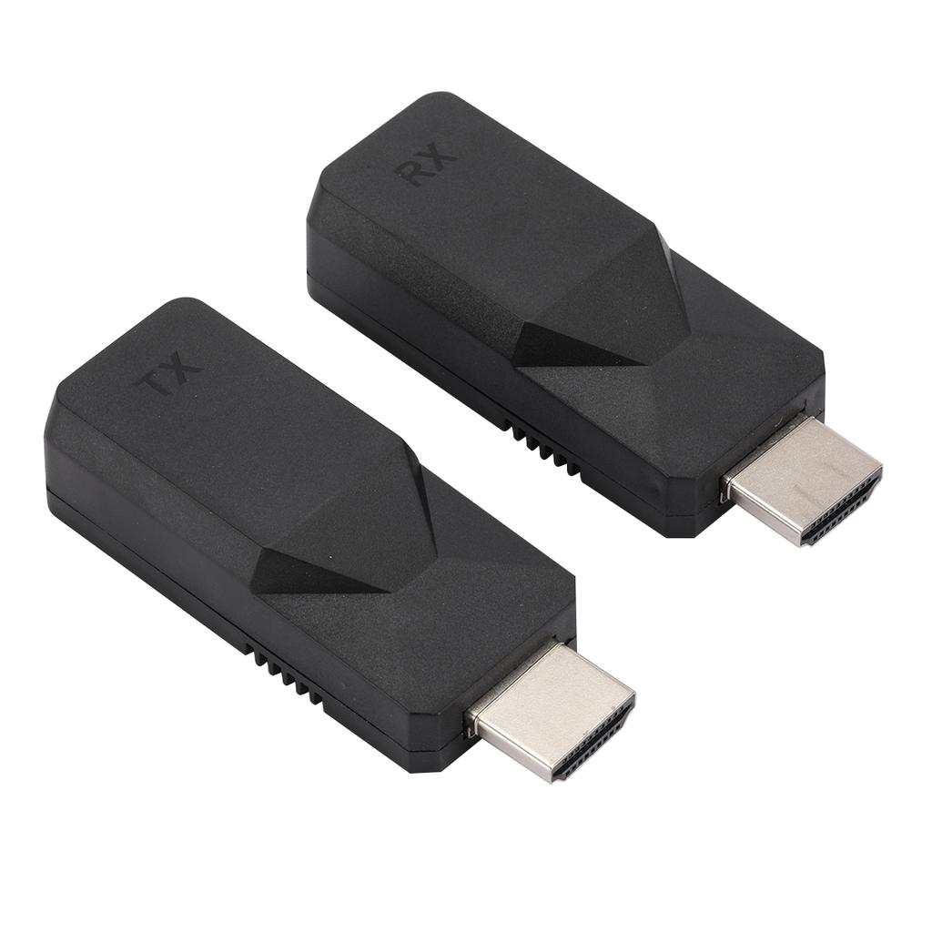 Ruition Support HDCP 1080P RJ45 LAN Network 4K for Extender 30M V1.4 CAT5E/CAT6 Ethernet Converter