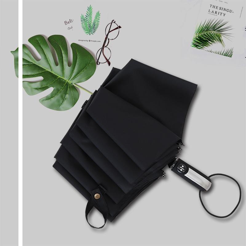 Größe von zehn Knochen erhöhen Geschäftsgeschenke automatisches Wetter Regenschirm doppelter Schirm