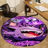Pokemon Pattern Round Rug, Indoor/Outdoor Mat, for Picnic, Gameroom, Bedroom, Office, Living Room, Home Decor Carpet, Birthday Gift