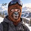 Outdoor Sports Headwear for Winter Velvet Funny Face Mask Full Protection Warm Windproof Balaclava Balaclava Men Women Breathable Skin Friendly Head