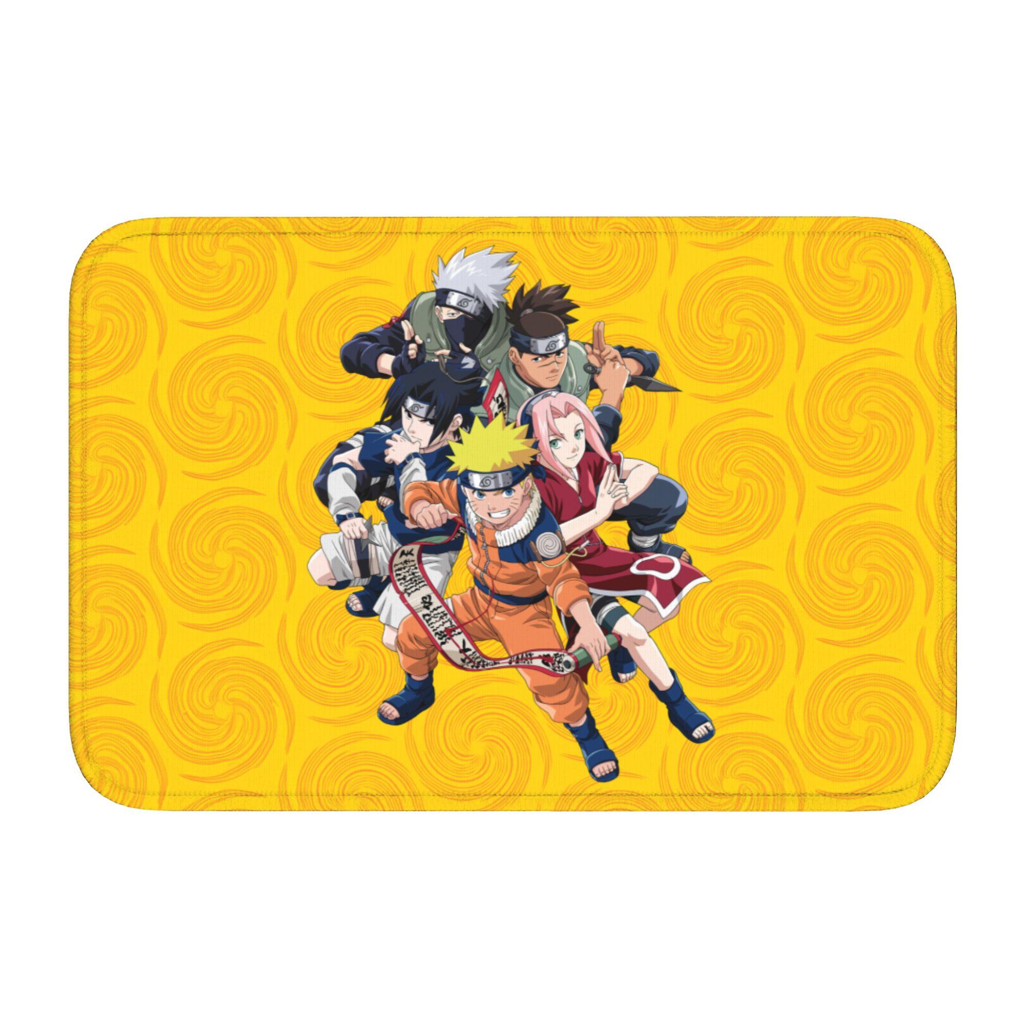 

Anime N-Narutoes Floor Door Kitchen Bathroom Mat Anti-Slip Outdoor Doormat Garage Living Room Entrance Rug Carpet Footpad 60cm x 90cm