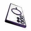 Luxury Plating Magnetic Case For Samsung Galaxy S21 S23 Fe S24 Ultra S22 Plus Apple Magsafe Cover 10H 6K Glass Camera Protect