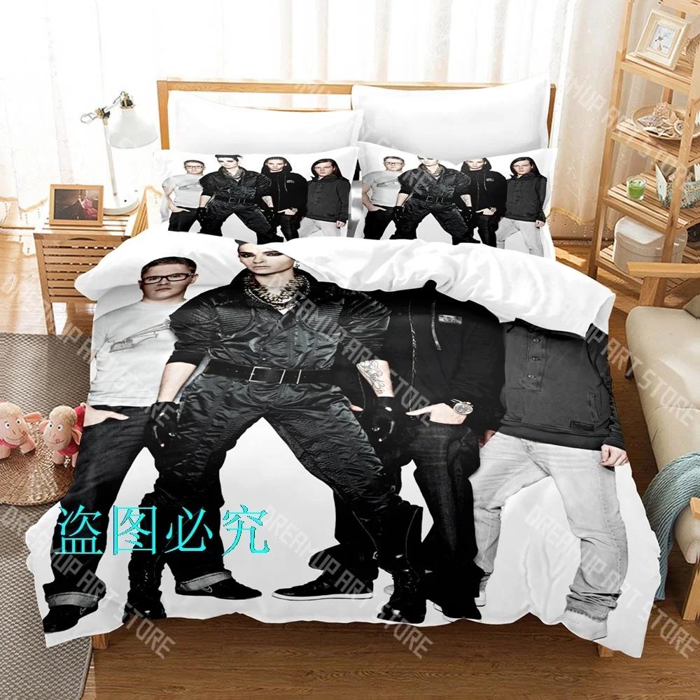 3D Print Tokio Hotel Album Bedding Set Single Twin Full Queen King Size Bed Set Adult Kid Bedroom Duvetcover Sets