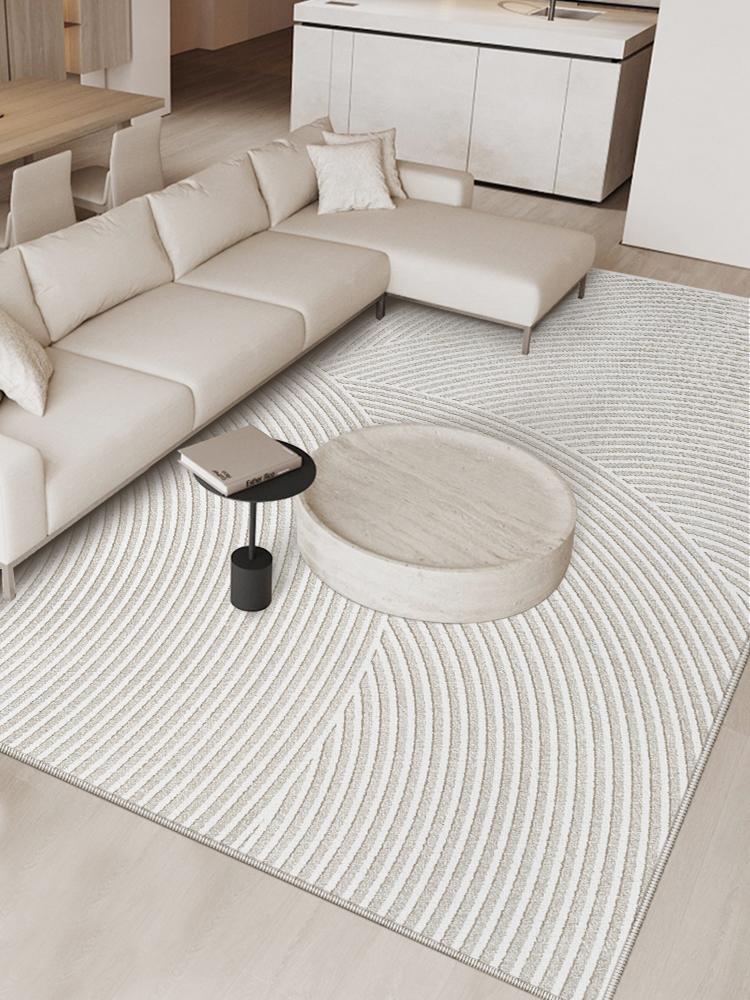 Modern Style Carpets for Living Room Fluffy Soft Lounge Floor Mat Thick Plush Cloakroom Rug Large Area Bedroom Decor Line Carpet