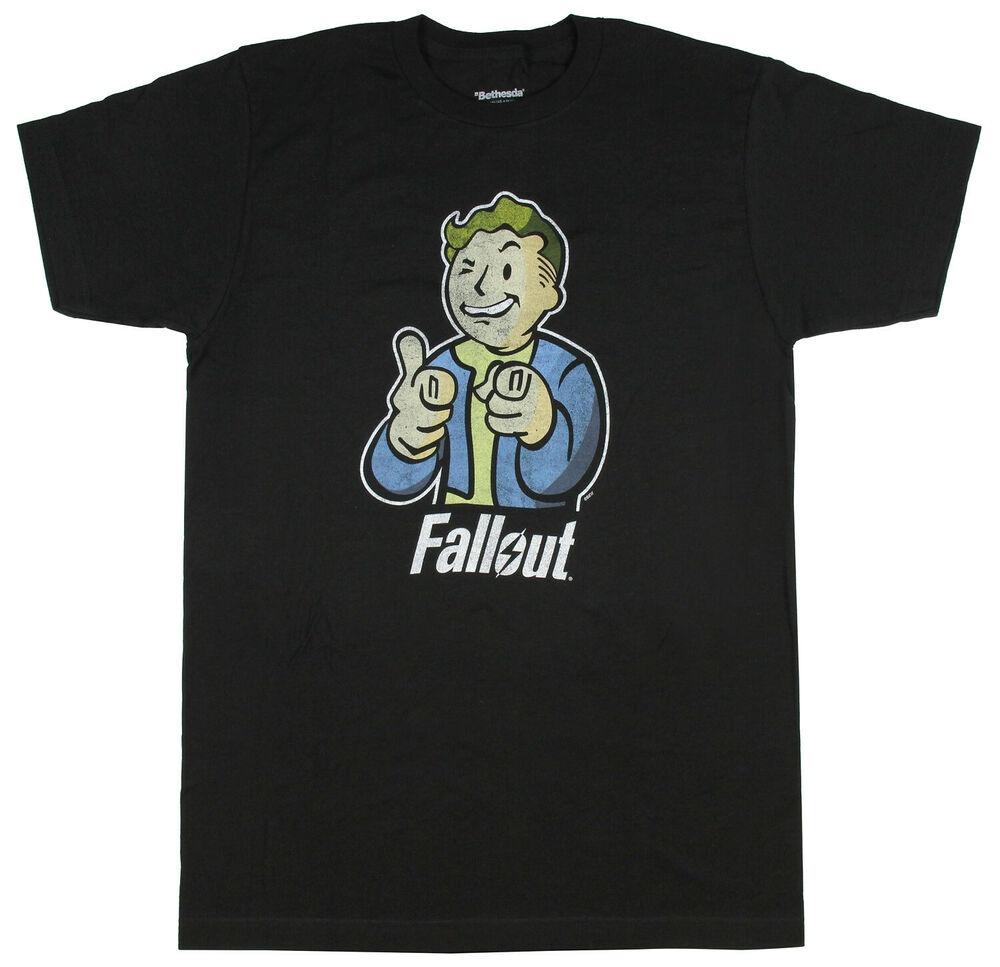 

Черная футболка унисекс Fallout Vault Boy