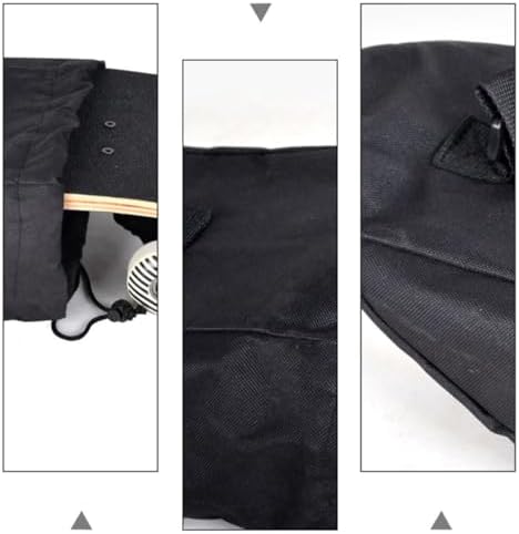TINEASUR Skateboard Bag 600D Oxford Water Resistant Black with Shoulder Strap for Skateboard & Longboard