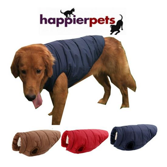 Thickened Cotton Snap Button Jacket for Dogs - Autumn/Winter Pet Apparel